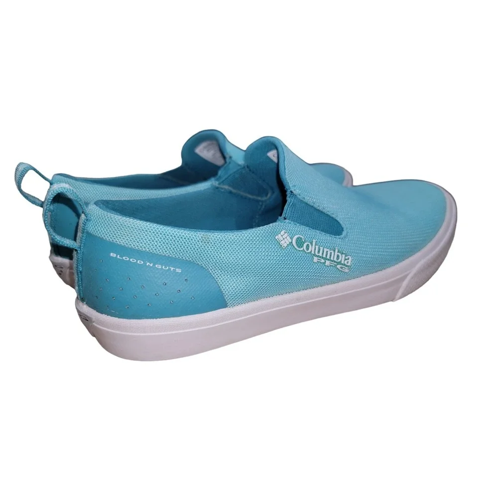 Columbia PFG Dorado Women's Sz 9 Blue Boat Shoes Outdoors Fishing Slip On